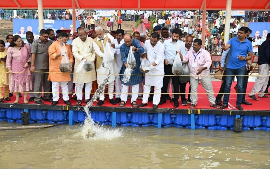 Uttar Pradesh Fisheries Department Initiates River Uttar Pradesh Fisheries Department Initiates River
