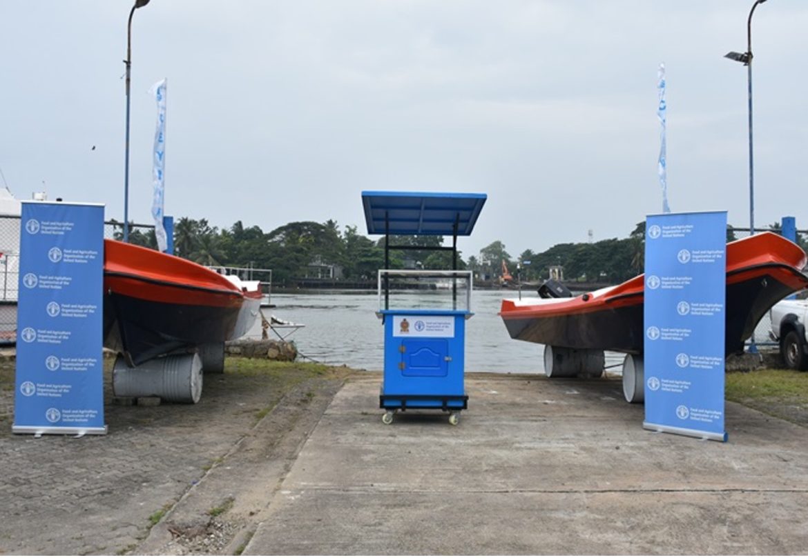 FAO Donates Climate Resilient Fishing Boats and Fish Display Stalls to Sri Lankas Ministry of Fisheries FAO Donates Climate Resilient Fishing Boats and Fish Display Stalls to Sri Lankas Ministry of Fisheries