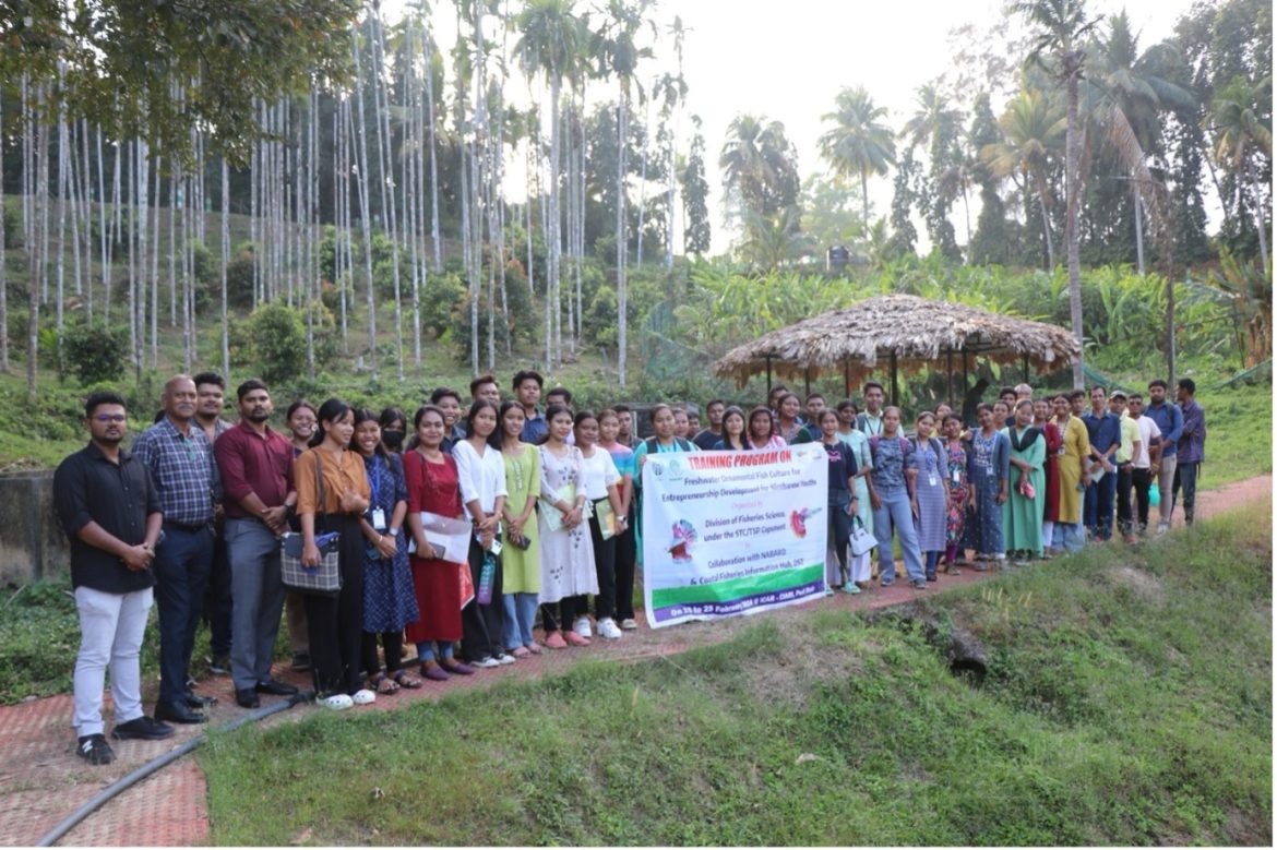 Empowering the Nicobar youth through the Ornamental Fish Culture Training Empowering the Nicobar youth through the Ornamental Fish Culture Training