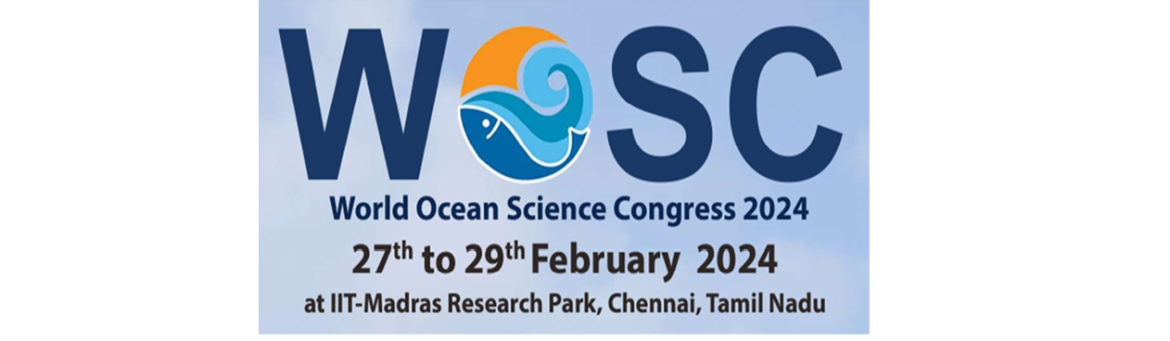The 3rd World Ocean Science Congress WOSC 2024 will be held at The IIT Research Park Chennai The 3rd World Ocean Science Congress WOSC 2024 will be held at The IIT Research Park Chennai