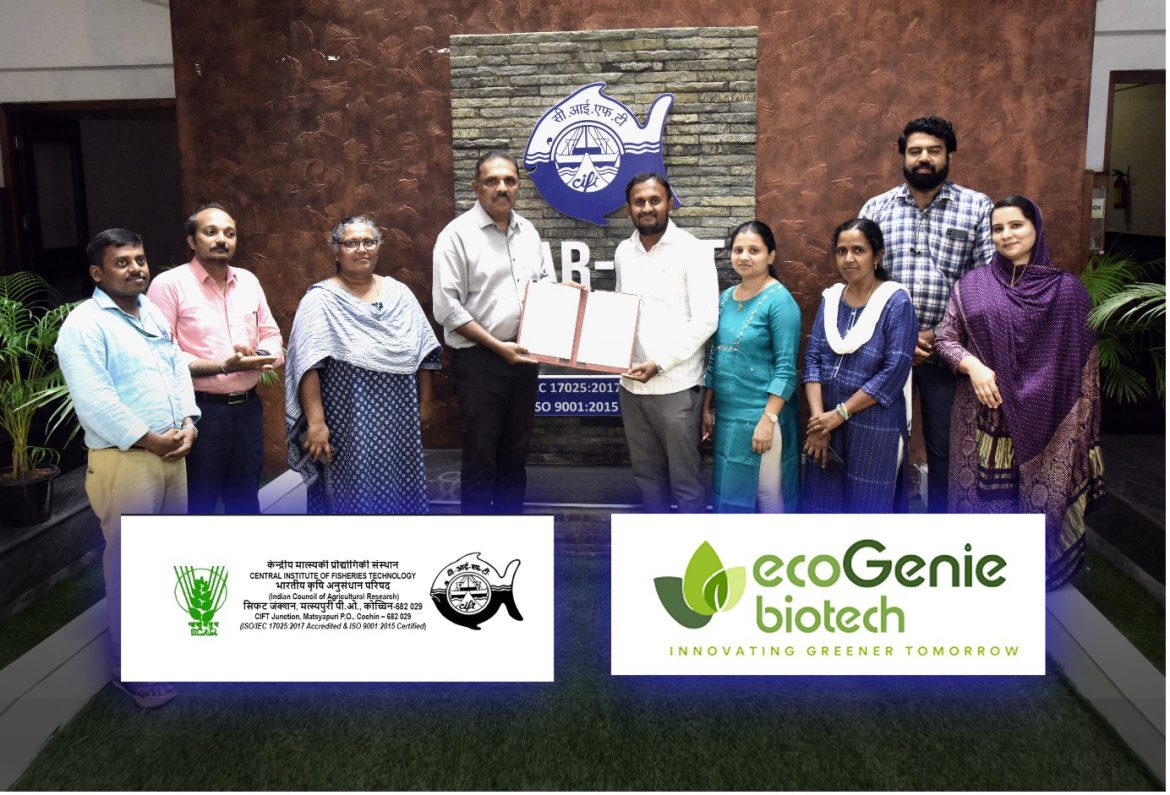 ICAR CIFT and Ecogenie Biotech Collaborate to Transform Silkworm Pupae Waste into Valuable Chitin ICAR CIFT and Ecogenie Biotech Collaborate to Transform Silkworm Pupae Waste into Valuable Chitin
