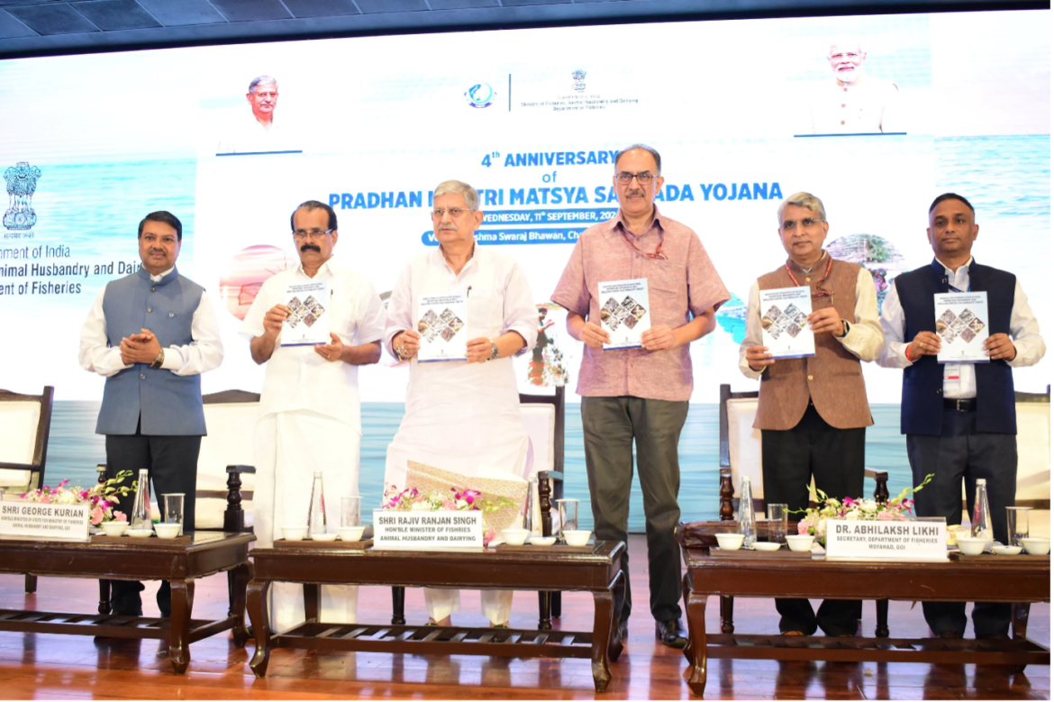 UNION MINISTER TO LAUNCH NEW FISHERIES SCHEME AND ANNOUNCE MAJOR INITIATIVES AT PMMSY TH ANNIVERSARY