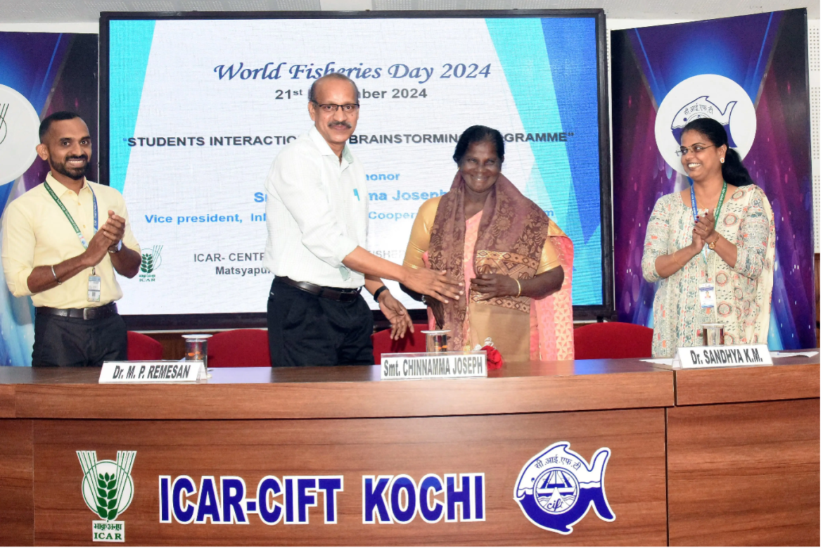 ICAR CIFT KOCHI CELEBRATES WORLD FISHERIES DAY WITH FOCUS ON YOUTH AND SUSTAINABLE PRACTICES ICAR CIFT KOCHI CELEBRATES WORLD FISHERIES DAY WITH FOCUS ON YOUTH AND SUSTAINABLE PRACTICES