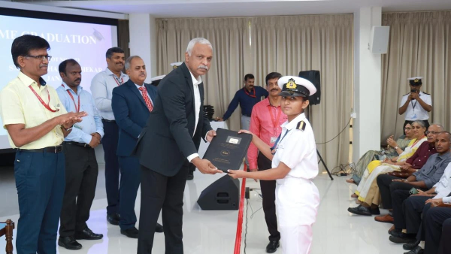 PASSING OUT CEREMONY OF TH BATCH OF MARINE ENGINEERS AT COCHIN SHIPYARD