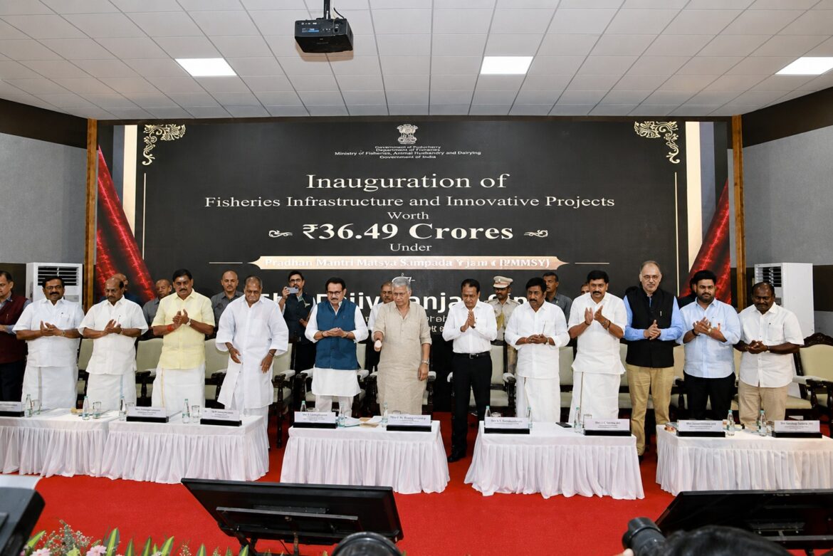 “Puducherry fisheries infrastructure projects worth ₹36.49 crore under PMMSY”